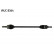 Arbre de transmission VKJC 8364 SKF