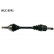 Arbre de transmission VKJC 8591 SKF