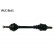 Arbre de transmission VKJC 8641 SKF