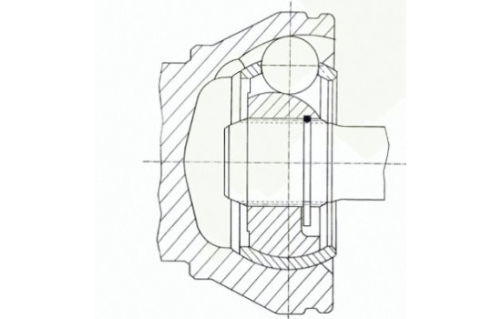 Jeu de joints, arbre de transmission 36602 Spidan