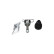 Jeu de joints, arbre de transmission CV-3044 Kavo parts, Vignette 3
