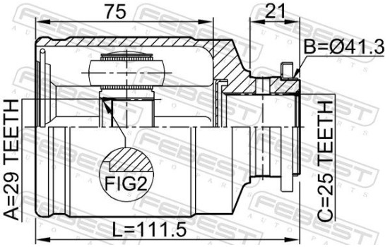 Jeu de joints, arbre de transmission, Image 2