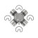 Joint, arbre longitudinal ADA103901 Blue Print