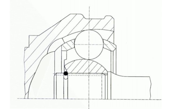 Kit de réparation de joint homocinétique, arbre de transmission 36738 Spidan