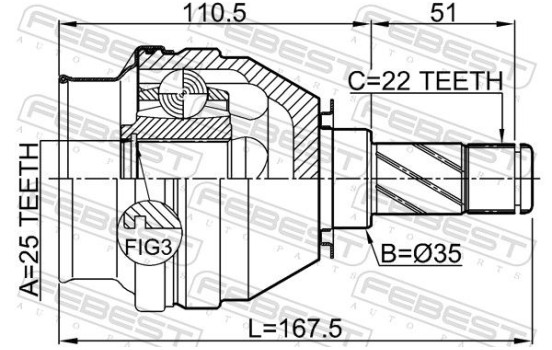 Jeu de joints, arbre de transmission, Image 2