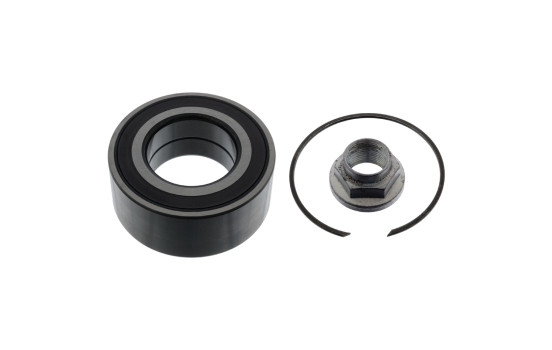 Roulement de roue avec ABS - bague d'impact, écrou d'essieu et circlip 100177 FEBI