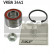 Roulement de roue VKBA 3441 SKF