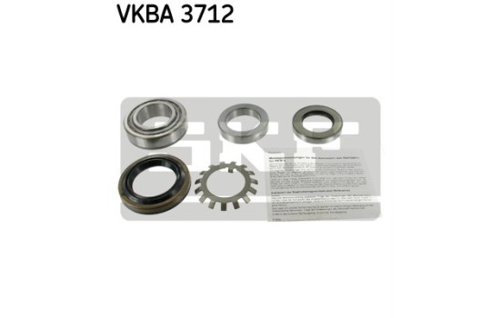 Roulement de roue VKBA 3712 SKF