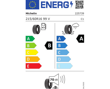 215/60 VR16 TL 99V  MI PRIMACY 5 XL