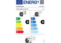 245/35 WR21 TL 96W  CO ECO CONT 6 VOL SIL XL