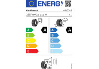 295/40 WR21 TL 111W CO CSC 7 POL XL FR
