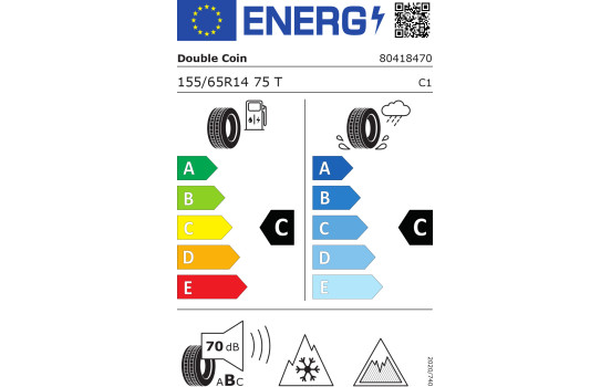 155/65 TR14 TL 75T  DC DASP-PLUS, Image 2