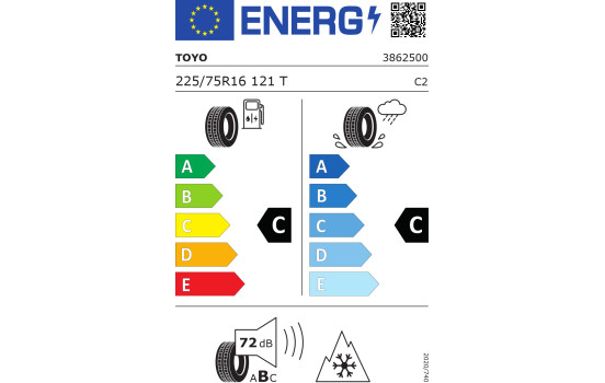 Toyo Celsius cargo 225/75 R16 121T, Image 2