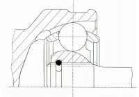 Jeu de joints, arbre de transmission 25296 Spidan