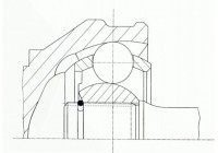 Jeu de joints, arbre de transmission 25422 Spidan