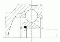 Kit de réparation de joint homocinétique, arbre de transmission 21297 Spidan