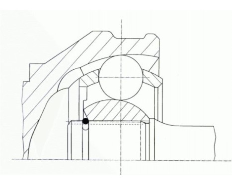 Kit de réparation de joint homocinétique, arbre de transmission 21590 Spidan