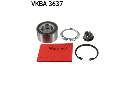 Kit de roulements de roue VKBA 3637 SKF