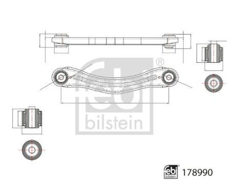 Suspension de tige/roue de support 178990 FEBI, Image 3