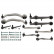 Jeu de bras, suspension de roue 39402 FEBI