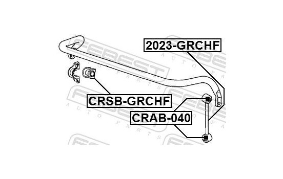 Coussinet de palier, stabilisateur, Image 2
