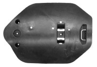 Protection contre les projections de gravillons, tige de direction