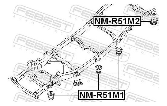 Suspension, corps de l'essieu