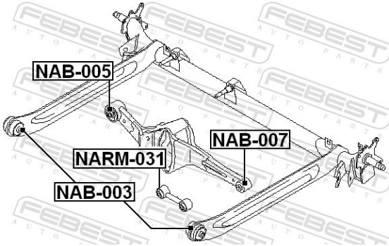 Suspension, corps de l'essieu, Image 2