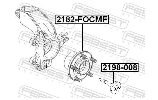Boulon de fixation, bras transversal, Image 2
