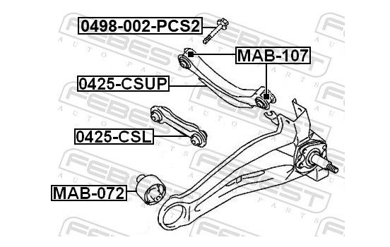 Boulon de fixation, bras transversal, Image 2