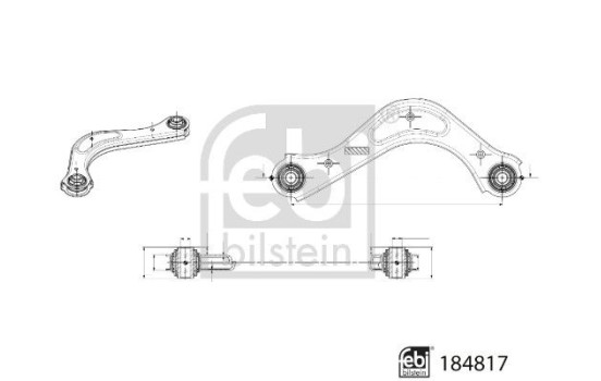 Bras de commande, suspension de roue 184817 FEBI, Image 3