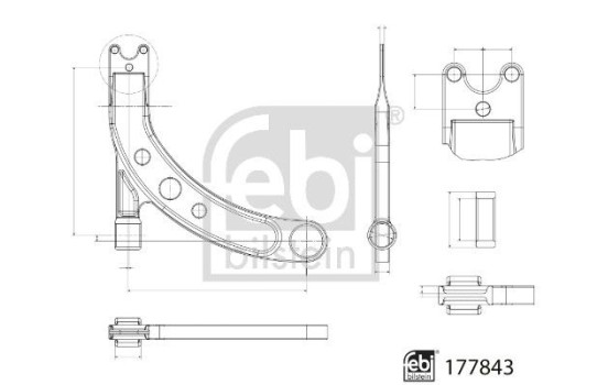 Bras de liaison, suspension de roue 177843 FEBI, Image 2