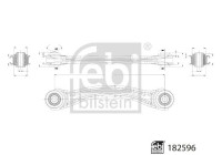 bras de support avec roulements 182596 FEBI