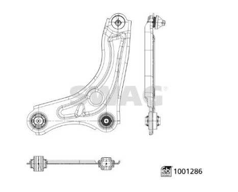 bras de suspension, suspension 33113920 Swag