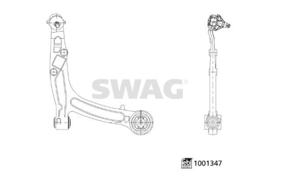 bras de suspension, suspension 33113932 Swag, Image 3