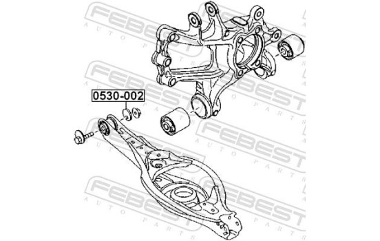 Coquille Caster, corps d'essieu, Image 3