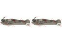 Ensemble de dents de fer SET_JTC1619_x2 TRW