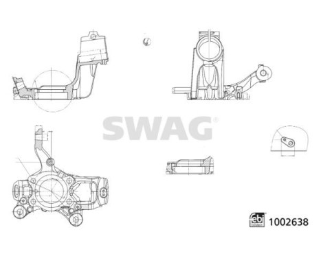 Essieu, suspension 33114296 Swag