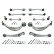 Jeu de bras, suspension de roue MEYLE-HD Quality 116 050 0223/HD