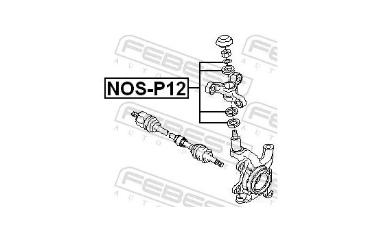 Kit de réparation, fusée d'essieu, Image 2