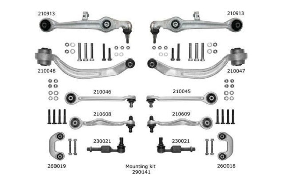 Kit de réparation, Triangle de suspension SMARTKIT 219902 ABS