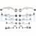 Kit de réparation, Triangle de suspension TC1500KIT Delphi