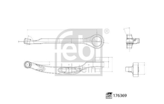 Triangle, suspension de roue 176369 FEBI, Image 3