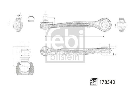 Triangle, suspension de roue 178540 FEBI, Image 2