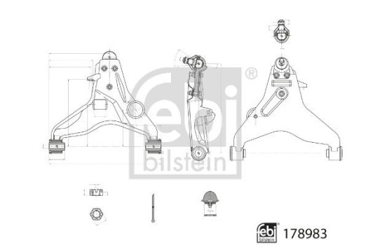 Triangle, suspension de roue 178983 FEBI, Image 3