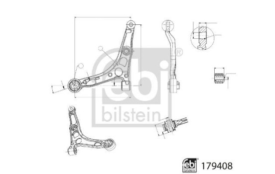 Triangle, suspension de roue 179408 FEBI, Image 2