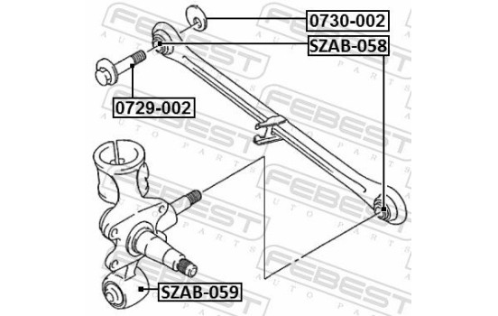 Vis de correction du carrossage