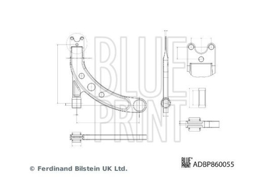 wishbone ADBP860055 Blue Print, Image 2