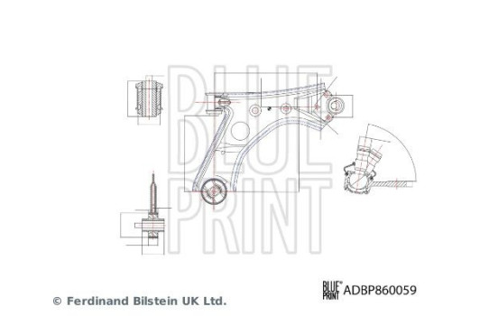 wishbone ADBP860059 Blue Print, Image 2