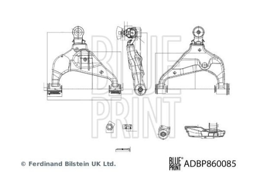 wishbone ADBP860085 Blue Print, Image 3
